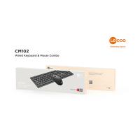 Lenovo Lecoo CM102 USB KABLOLU SİYAH KLAVYE+MOUSE SET TÜRKÇE Q